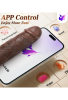 Censan Telefon Kontrollü Melez Renkte Titreşimli Penis Kılıfı