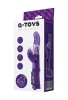 Klitoral Uyarıcı Vibratör TPR Mor 22,5 cm