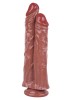 Noctis 26,5cm Kahverengi Çiftli Dildo No:111