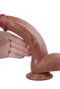 Censan 23CM Kahverengi Gerçekçi Dildo Penis