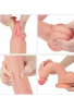 Censan 8.5 İnç Dual layered Platinum Silicone Cock Ten Dildo