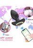 Censan Big Boat Anchor Swing – Telefon Kontrollü Titreşimli Anal Plug (Siyah)
