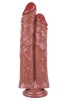 Noctis 26,5cm Kahverengi Çiftli Dildo No:111