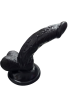 Gerçekçi Testisli Siyah Dildo 16 cm
