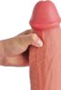 Censan Gerçekçi Tasarımlı Büyük Boy Vakum Tabanlı Silikon Dildo 30 cm