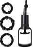 Censan 3 halkalı Penis Pompası PVC Şeffaf 20,5 cm