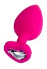 Censan Diamond Heart Anal Plug Pembe 9,5
