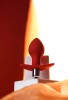 Censan Glam Anal Vibratörü Kırmızı 9,7 cm