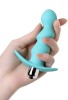 Censan Bland Anal Vibratör Plug Mavi 12 cm