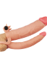 Censan Add 3 İnç Pleasure X Tender Vibrating Double Penis Sleeve Penis Kılıfı