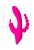 Censan Jos Spanky Üçlü 21cm Pembe Vibratör