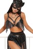 Kedi Maskeli Harness Takım