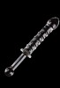 CENSAN 23cm Tırtıklı Cam Dildo
