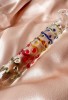 CENSAN 19cm Tırtıklı Yüzeyli Renli Anal ve Vajinal Dildo
