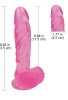 Noctis 22,5cm Pembe Realistik Dildo No:175