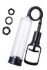 Censan 3 halkalı Penis Pompası, PVC siyah 23,5 cm 3 halkalı