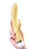 Censan Flovetta Aster Klitoral Uyarıcı Vibratör Silikon Sarı 22 cm