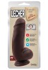 Lecher Kıkırdaklı Gerçekçi Dildo - 18cm Zenci