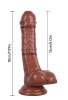 Noctis 18cm Kahverengi Dildo No:100