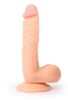 Gerçekçi Testisli Dildo 18 cm