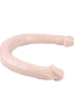 Censan Çift Taraflı Esnek Dildo 40 cm – Gerçekçi Dokulu Ten Renk