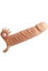 Censan 4 cm Dolgu Uzatmalı Titreşimli Penis Kılıfı