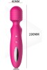 Xuanai Isıtmalı Şarjlı Wand Vibratör - Pembe