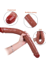 Noctis 46cm Kahverengi Çift Taraflı Dildo No:88