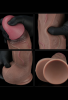 Censan 12 İnç Dual Layered Silicone Cock XXL