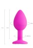 Censan Brilliant Anal Plug Pembe 7 cm 50 g