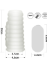 Censan Vibrating Wave Knights Ring (Beyaz)