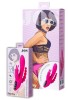 Censan Jos Spanky Üçlü 21cm Pembe Vibratör