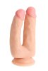 Bromeo Çiftli Kıkırdaklı Gerçekçi Dildo