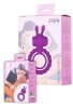 Censan Jos Good Bunny Titreşimli Mor Penis Halkası