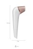 Censan Satisfyer 2 NG Vakum Dalgalı Klitoral Stimülatör, ABS plastik, beyaz, 17 cm
