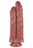 Noctis 26,5cm Kahverengi Çiftli Dildo No:111
