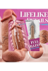 Censan SuperLove Realistik Dual Density Dildo – 21 cm Güçlü Emme Tabanlı Vücut Dostu Silikon