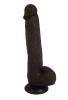 Censan Ultra Gerçekçi 24 Cm Model2 Brown Melez Kıkırdaklı Dildo