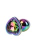 Rainbow Heart Gem Plug S