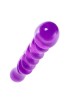 Censan Çift taraflı Jel Dildo Tanza, TPE, mor, 27,5 cm