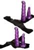 CENSAN Çift Girişli Straplon Belden Bağlamalı Dildo