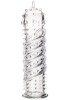 Censan Tırtıklı Şeffaf Penis Kılıfı 15,3 cm