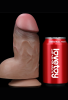 Censan 7.0 İnç Dual Layered Platinum Silicone Cock
