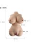 Censan 9.8KG Ağırlığında Emiş Özellikli Ultra Realistik Yarım Vücut Mastürbatör