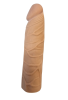 Gerçekçi Melez Penis Kılıfı Et Dokusunda 17 cm