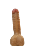 Gerçekçi Testisli Melez Dildo 16.5 cm
