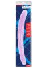 Hi-Rubber Şeffaf Jel Çift Taraflı Dildo - 45cm Mor