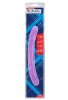Hi-Rubber Şeffaf Jel Çift Taraflı Dildo - 32.5cm Mor