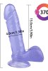 Censan Mor Renk Jel Dildo