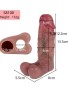 Censan Dolgulu Testis Geçmeli Penis Kılıfı Model no: S8100